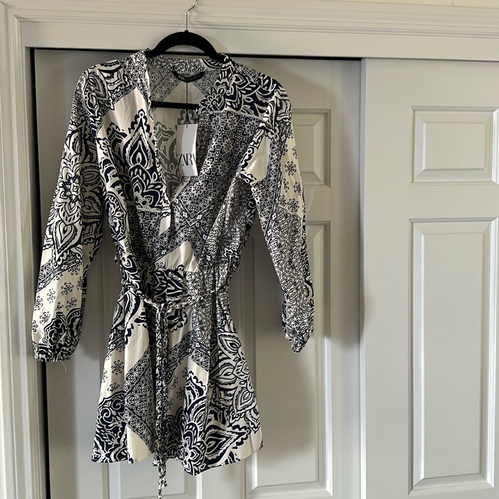 Zara belted dress